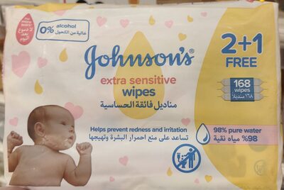 Johnson baby wipes 2yrs prod