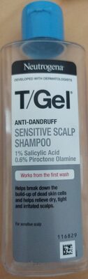 T/Gel anti-dandruff sensitive scalp shampoo
