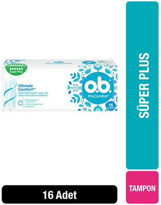 O.B Tampon Darwin Süper Plus 16'lı