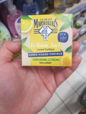Le Petit Marseillais - Shampoo and Body Soap Bar Lemon Verbena, 80g (2.9oz)