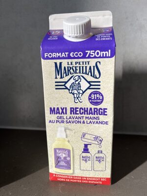 Maxi Recharge Gel Lavant Mains lavande