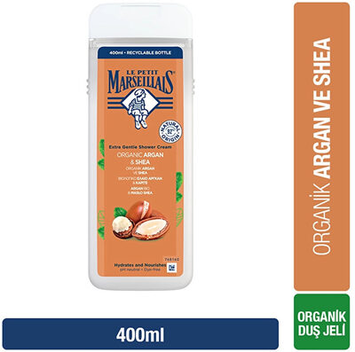 Le Petit Marseillais Duş Jeli Organik Argan ve Shea 400 ml