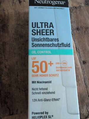 Ultra Sheer unsichtbares Sonnenschutzfluid