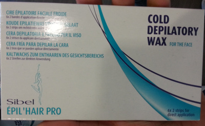 Cold Depilatory Wax for the face