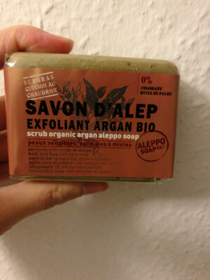 savon alep exfoliant argan bio