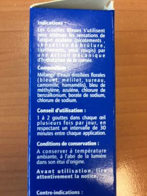 Innoxa Blue Drops Eye Lotion 10ML (ocular Care)