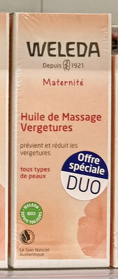 Huile de Massage Vergetures x2