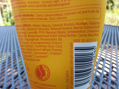 Weleda avoine masque capillaire régénérant