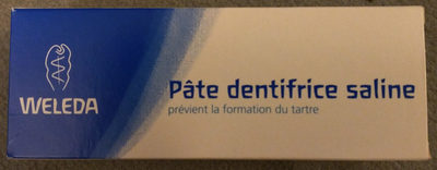 Pâte dentifrice saline