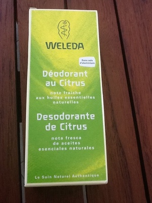 Déodorant au citrus