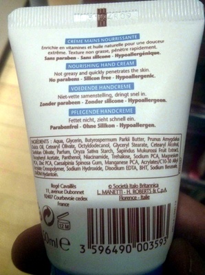 Nutrissance Crème mains Nourrissante
