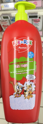 Rik & Rok douche shampoing et bain moussant fruits rouges
