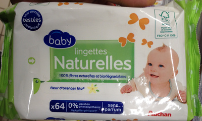 Lingettes naturelles