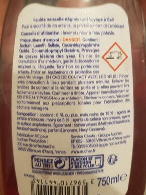 Liquide vaisselle