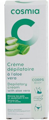 Crème dépilatoire à l'aloe vera
