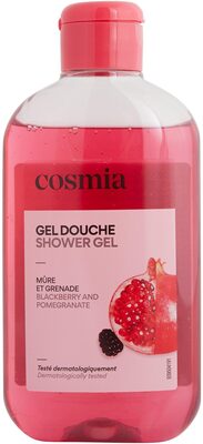 Gel douche parfum mûre et grenade