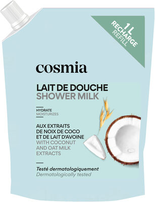Recharge lait de douche aux extraits de noix de coco et de lait d'avoine