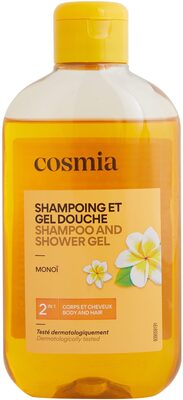 Shampoo and shower gel monoï