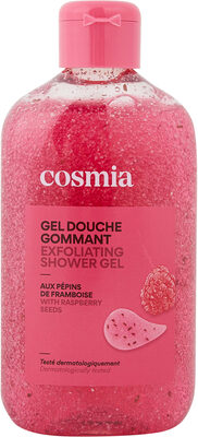 Gel douche gommant aux pépins de framboise