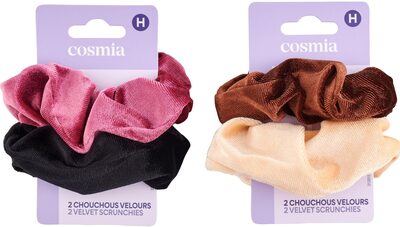 2 chouchous velours