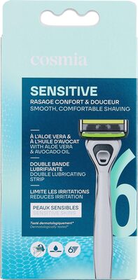Cosmia rasoir systeme sensitiv5 - 6 lames pour homme