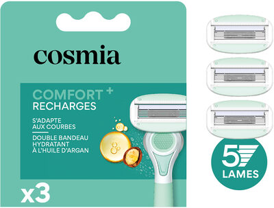 Recharges systeme Comfort+ 5 lames Femme