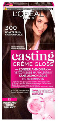 L'Oréal Paris Casting Crème Gloss 300 Donkerbruin Semi-Permanente Haarkleuring