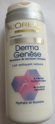 Derma genèse - Révélateur de jeunesse cellulaire - Lait nettoyant velours