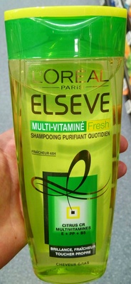 Elseve Multi-Vitaminé Fresh Shampooing purifiant quotidien