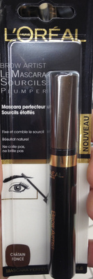 Mascara perfecteur Sourcils étoffés chatain foncé