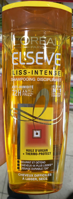 Elseve Liss-Intense Shampooing disciplinant Huile d'Argan + Thermo-Protect