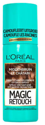 L'Oréal Paris Magic Retouch Middenbruin Camouflerende Uitgroeispray