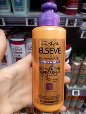 Elseve Huile Extraordinaire Soin sans Rinçage Cheveux Boucles