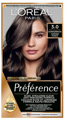 L'Oréal Paris Préférence 3 Donkerbruin Permanente Haarkleuring