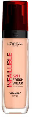L'Oréal Paris Infaillible 145 Beige Rose SPF25 32H Fresh Wear Foundation