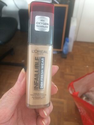 Fond de teint infaillible oxygène technologie