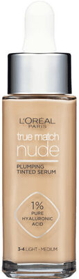 L'Oréal Paris True Match Nude 3-4 Light Medium Plumping Tinted Serum