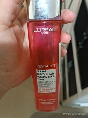 L'Oréal Paris Revitalift %5 Saf Glikolik Asit Peeling Etkili Tonik