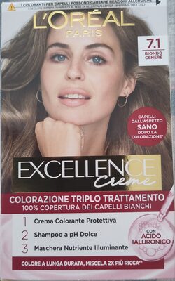 Colorazione triplo trattamento biondo cenere 7.1