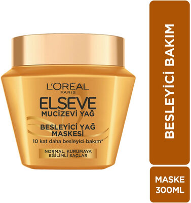 Loreal Paris Elseve Mucizevi Yağ Besleyici Saç Bakım Maskesi 300 ml