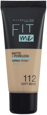 Maybelline New York Fit Me Matte & Poreless 112 Soft Beige Foundation