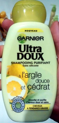 Shampooing purifiant sans silicone à l'argile douce et cédrat