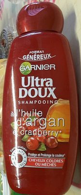 Ultra Doux Shampooing à l'huile d'argan et cranberry (format généreux)