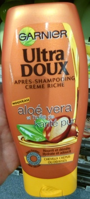 Ultra Doux Après-shampooing crème riche Aloé vera et huile de karité pur