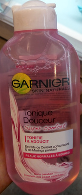 Tonique douceur super confort Extraits de cerisier adoucissant et de moringa purifiant