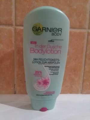 in der Dusche Bodylotion