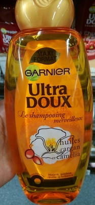 Ultra Doux Le shampooing merveilleux Huiles d'Argan et Camélia (maxi format)