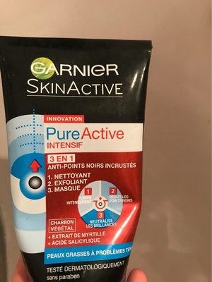 Pure Active Intensif 3 en 1 Anti-points noirs incrustés