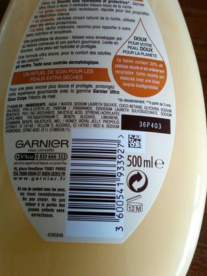Gel douche Miel