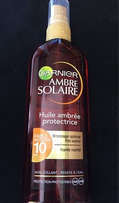 Huile ambrée protectrice FPS 10